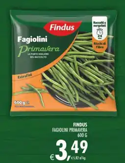 Deco Supermercati Findus fagiolini primavera offerta