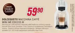 Trony DOLCEGUSTO MACCHINA CAFFÈ MINI ME EDG335.W offerta