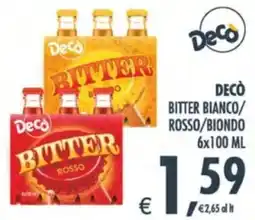 Deco Supermercati Decò bitter bianco/ rosso/biondo offerta