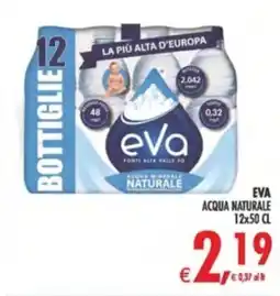 Deco Supermercati Eva acqua naturale offerta
