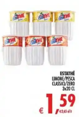 Deco Supermercati Estathé limone/pesca classici/zero offerta