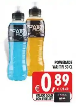 Deco Supermercati Powerade offerta