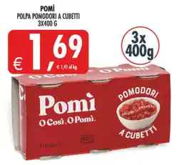 Deco Supermercati Pomì polpa pomodori a cubetti offerta
