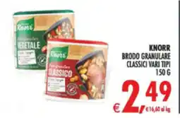 Deco Supermercati Knorr brodo granulare classici offerta