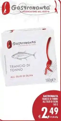 Deco Supermercati Gastronauta trancio di tonno all'olio di oliva offerta