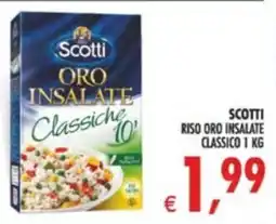 Deco Supermercati Scotti riso oro insalate classico offerta