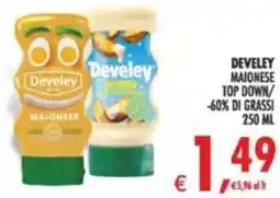 Deco Supermercati Develey maionese top down/ -60% di grassi offerta