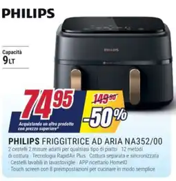 Trony PHILIPS FRIGGITRICE AD ARIA NA352/00 offerta