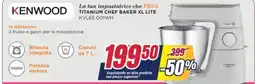 Trony Kenwood la tua impastatrice che pesa titanium chef baker xl lite KVL65.001WH offerta