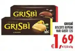 Deco Supermercati Grisbì biscotti ripieni offerta