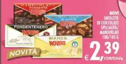 Deco Supermercati Novi tavolette di cioccolato specialita mandorlati offerta
