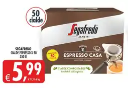 Deco Supermercati Segafredo cialde espresso x 50 offerta
