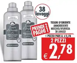 Deco Supermercati Tesori d'oriente ammorbidente muschio/ayurveda offerta