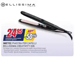 Trony Imetec piastra per capelli bellissima creativity ion offerta