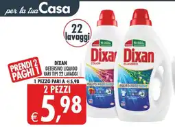 Deco Supermercati Dixan detersivo liquido offerta