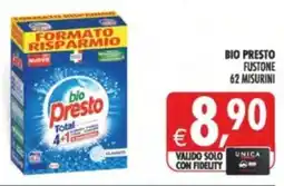 Deco Supermercati Bio presto fustone 62 misurini offerta