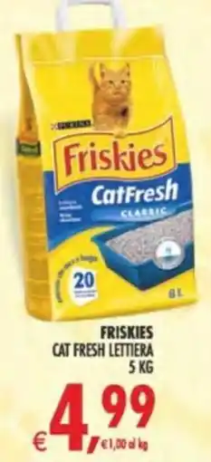 Deco Supermercati Friskies cat fresh lettiera offerta