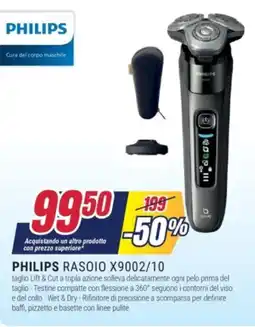 Trony PHILIPS RASOIO X9002/10 offerta