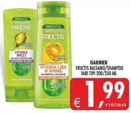 Deco Supermercati Garnier fructis balsamo/shampoo offerta