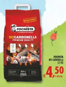 Deco Supermercati Fochista bio carbonella offerta