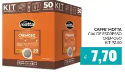 Eté Caffe' motta cialde espresso cremoso kit offerta
