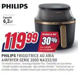 Trony PHILIPS FRIGGITRICE AD ARIA AIRFRYER SERIE 3000 NA332/00 offerta