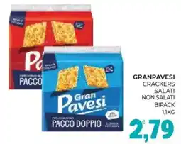 Eté Granpavesi crackers salati non salati bipack offerta