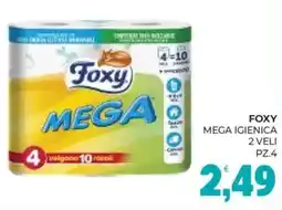 Eté Foxy mega igienica 2 veli offerta