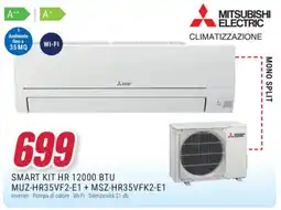 Trony MITSUBISHI ELECTRIC SMART KIT HR 12000 BTU MUZ-HR35VF2-E1 + MSZ-HR35VFK2-E1 offerta