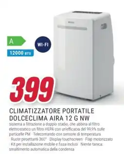 Trony Olimpia splendid climatizzatore portatile dolceclima aira 12 G NW offerta