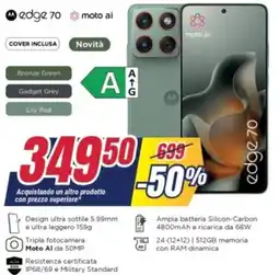 Trony motorola edge 70 offerta