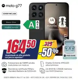 Trony motorola moto g77 offerta