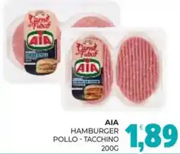 Eté Αια hamburger pollo tacchino offerta