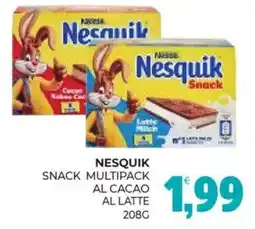 Eté Nesquik snack multipack al cacao al latte offerta
