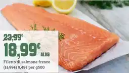 Banco Fresco Filetto di salmone fresco offerta