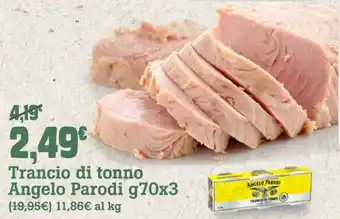 Banco Fresco Trancio di tonno Angelo Parodi offerta