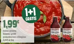 Banco Fresco Salsa pronta Salemi pomodorino ciliegino offerta