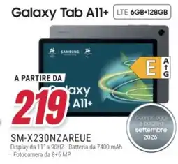 Trony SAMSUNG Galaxy Tab A11+ SM-X230NZAREUE offerta