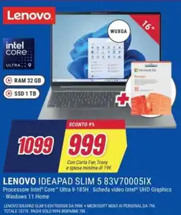 Trony LENOVO IDEAPAD SLIM 5 83V700051X offerta