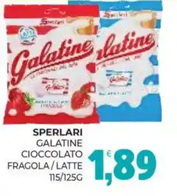 Eté Sperlari galatine cioccolato fragola/latte offerta