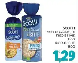 Eté Scotti risette gallette riso e mais iposodiche offerta