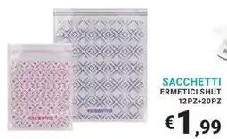 Eté Sacchetti ermetici shut SACCHETTI ERMETICI SHUT 12PZ+20PZ offerta