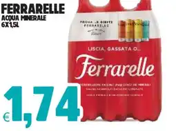 Eté Ferrarelle acqua minerale offerta
