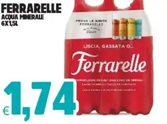 Eté Ferrarelle acqua minerale offerta