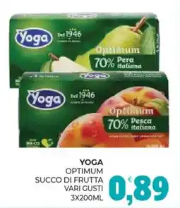 Eté Yoga optimum succo di frutta offerta