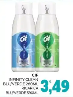 Eté CIF Infinity clean blu/verde ricarica blu/verde offerta