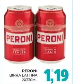 Eté Peroni birra lattina offerta