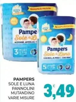 Eté Pampers sole e luna pannolini mutandino offerta
