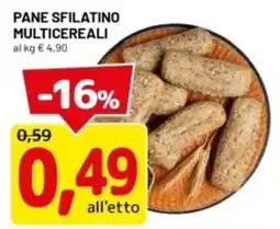 DPiù Pane sfilatino multicereali offerta