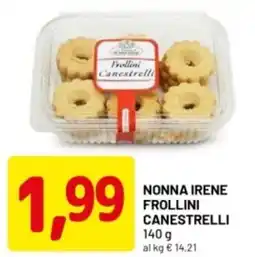 DPiù Nonna irene frollini canestrelli offerta
